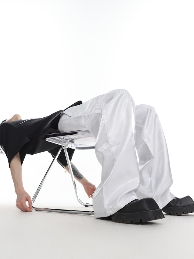 サテンルーズコリアンパンツ bt2042