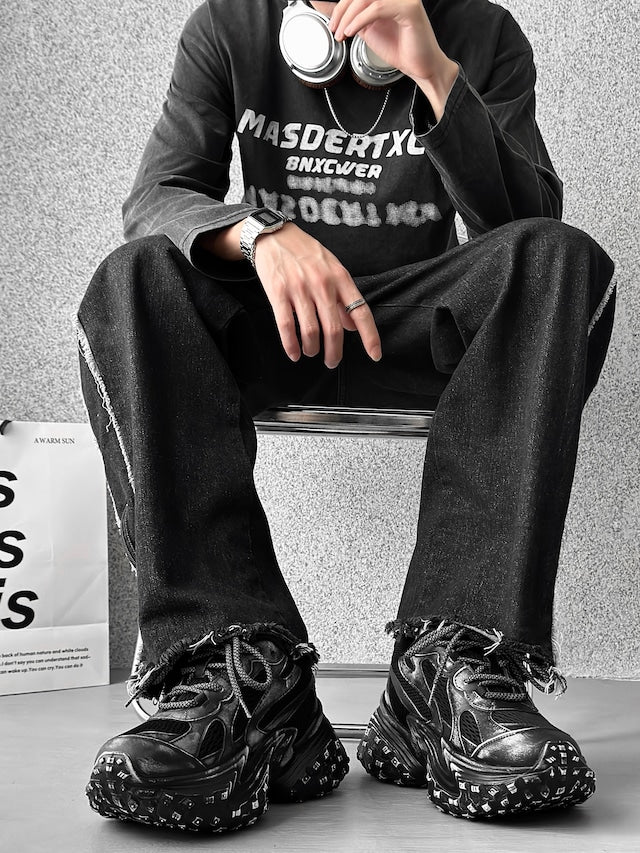 ディストレストダッドスニーカー bt1947