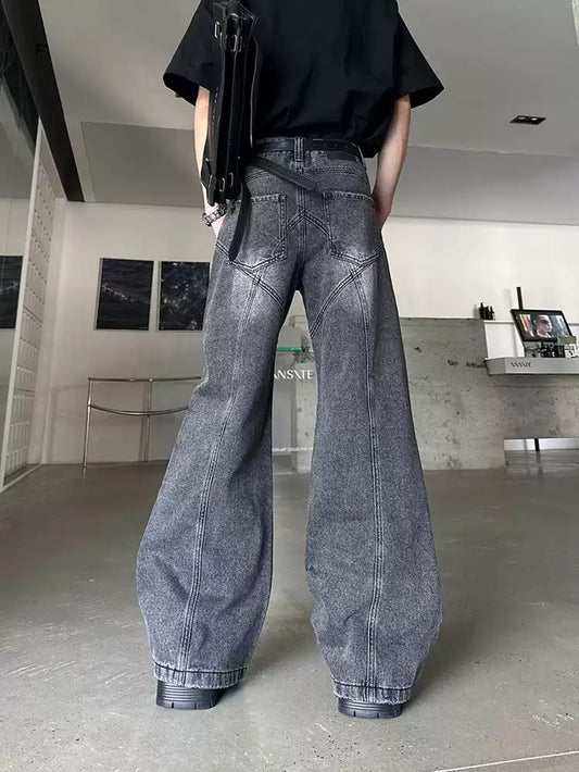 ウォッシュドフレアデニムパンツ bt2135