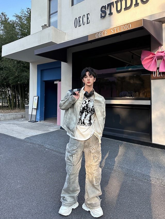 ストリートデザインハイネックコリアンTシャツ bt2058