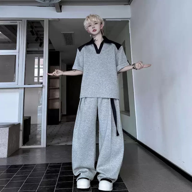 バイカラールーズセットアップ bt2109