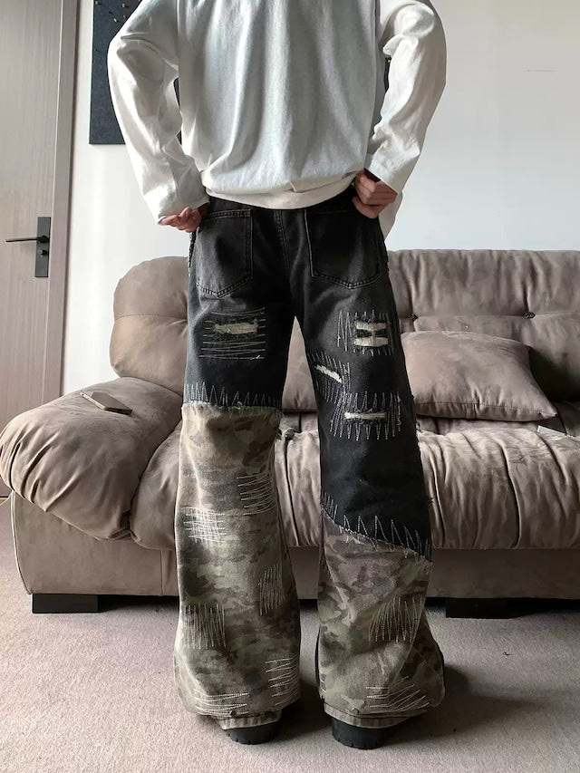 ミリタリーダメージデザインパンツ bt2081