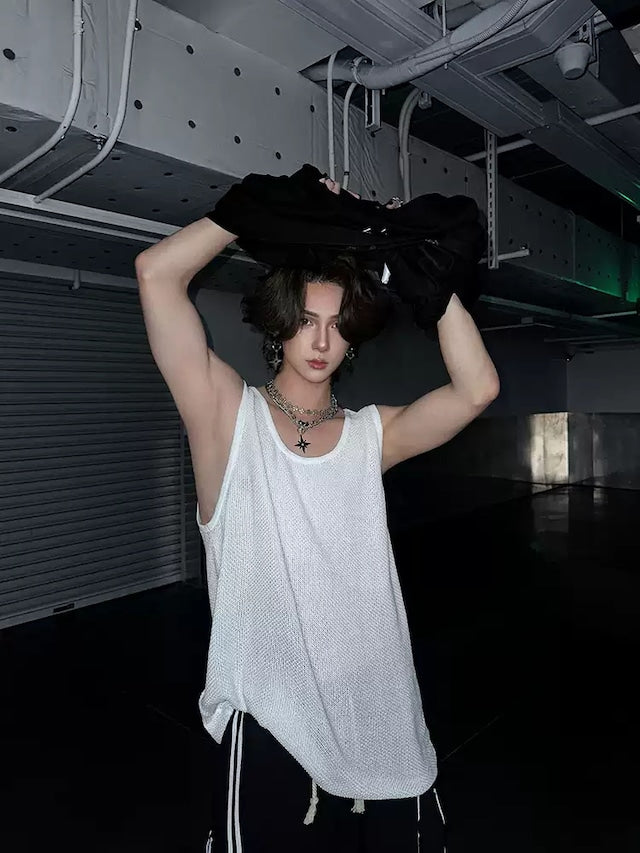 シンプルノースリーブトップス bt2085