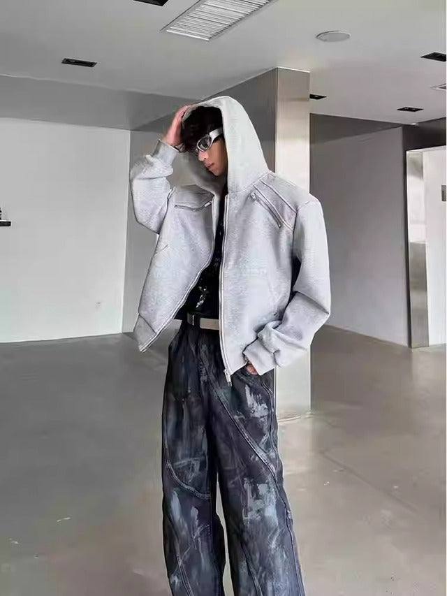 シンプルコリアンパーカー bt2189