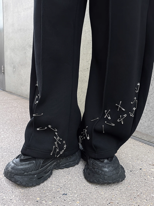 ピンデザインコリアンルーズパンツ bt2209