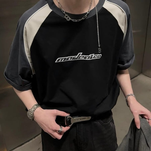 トリコカラーラグランTシャツ bt1407