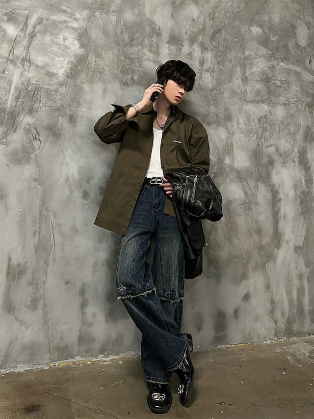 フリンジディティールデニムパンツ bt2045