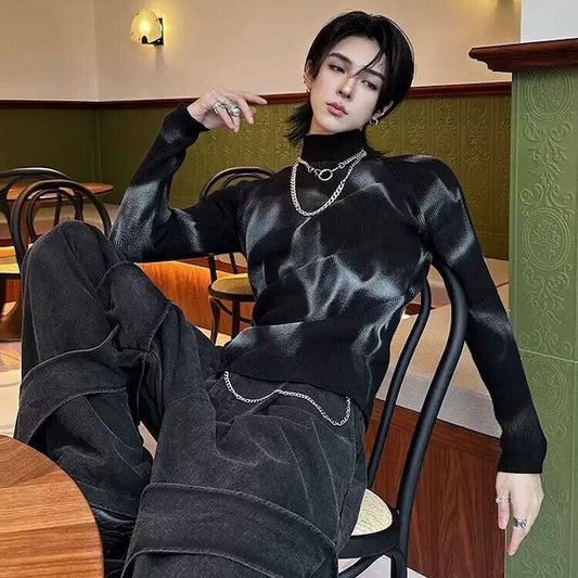 ニュアンスハイネックデザインニット bt1888