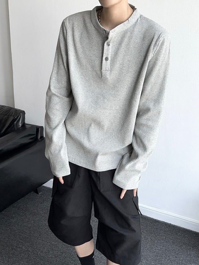 ノーカラーラウンドカットソー bt1637