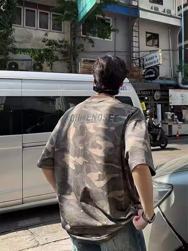 ミリタリーデザインストリートTシャツ bt2071