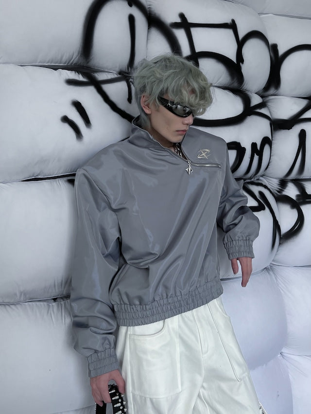 ジップアイコンナイロントップス bt2022