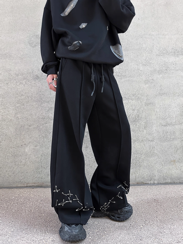 ピンデザインコリアンルーズパンツ bt2209