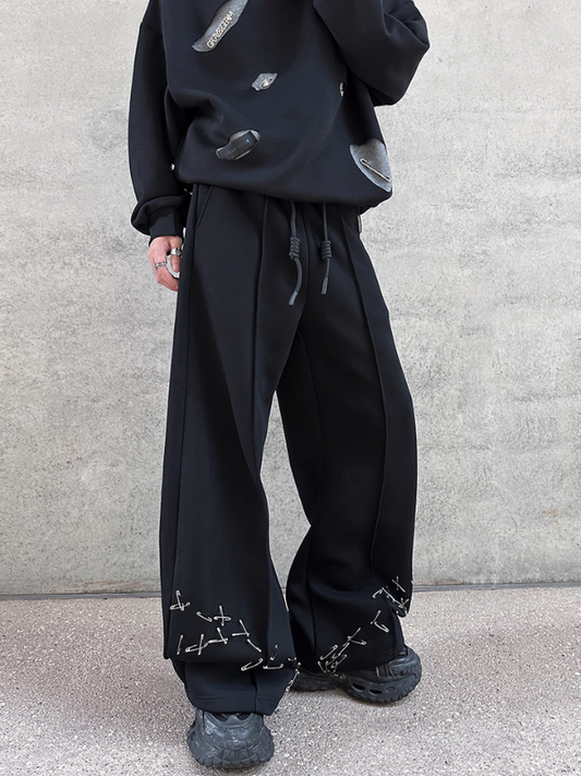 ピンデザインコリアンルーズパンツ bt2209