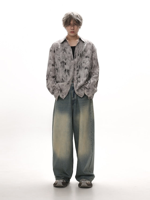 エンボスルーズコリアンシャツ bt2016