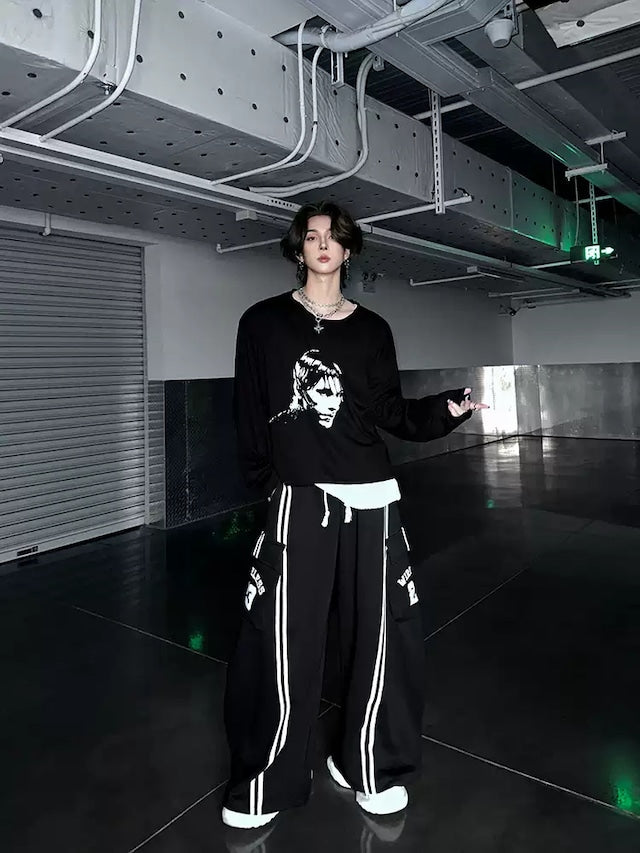 ナンバーストリートラインパンツ bt2079