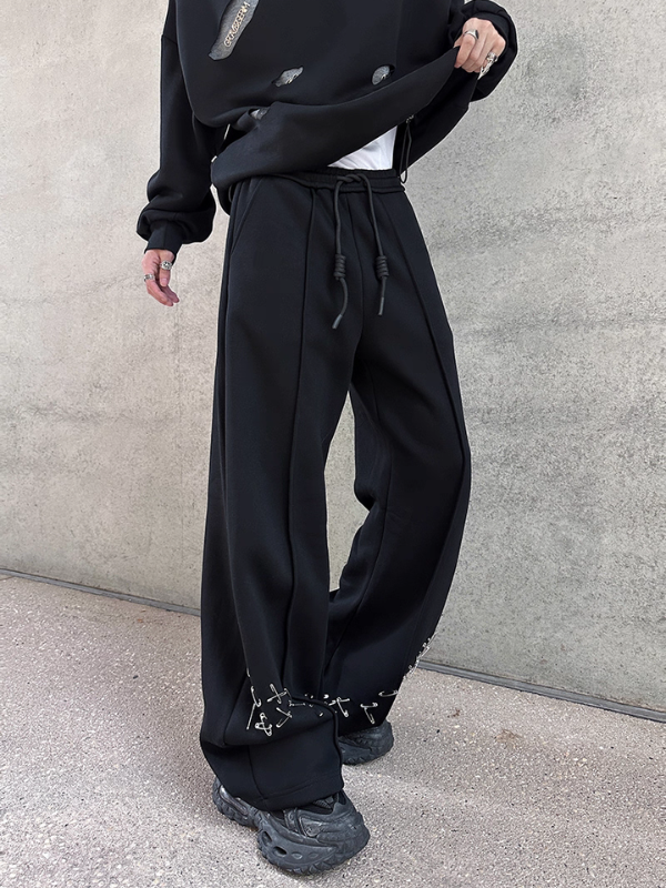 ピンデザインコリアンルーズパンツ bt2209