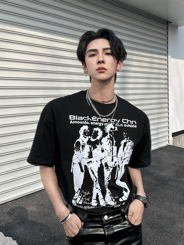 ストリートデザインハイネックコリアンTシャツ bt2058