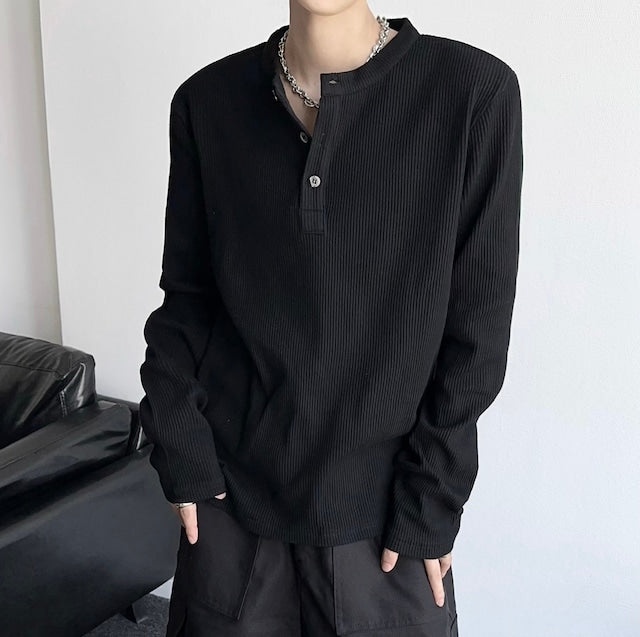 ノーカラーラウンドカットソー bt1637