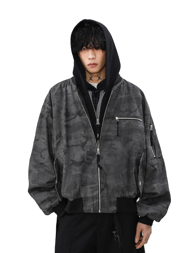 ミリタリージップストリートジャケット bt2031