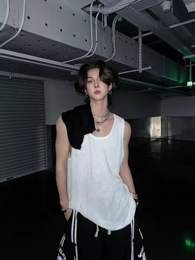 シンプルノースリーブトップス bt2085