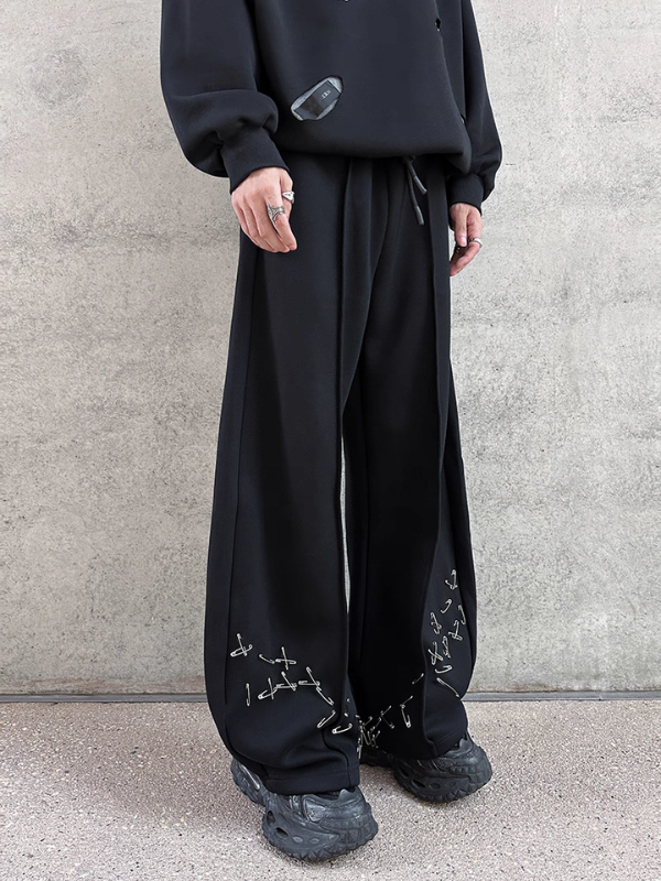 ピンデザインコリアンルーズパンツ bt2209