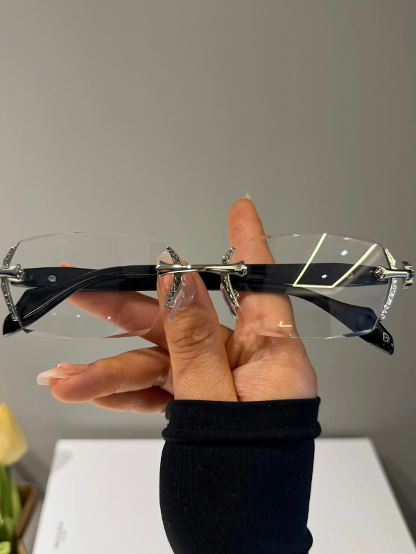 アンティークリムレスグラス bt2196