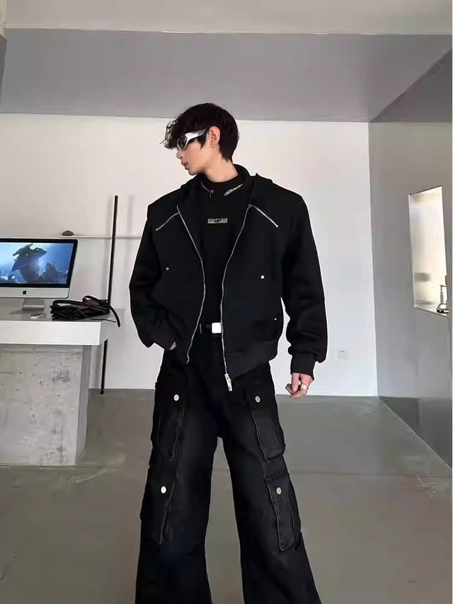 シンプルコリアンパーカー bt2189