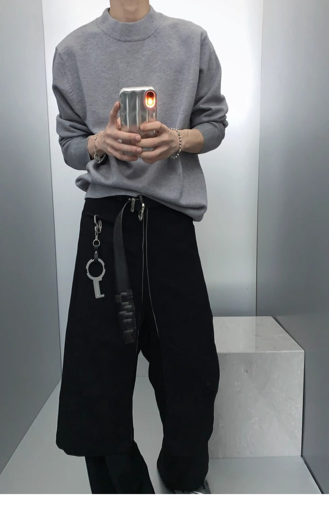 ハイネックドレープニットトップス bt1779