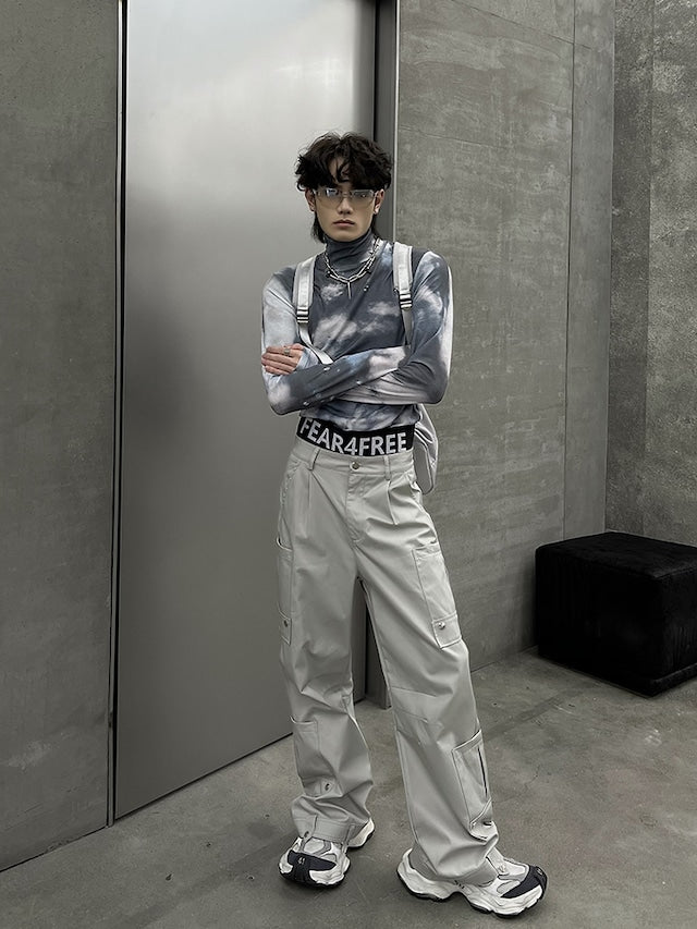 タイダイハイネックカットソー bt1876