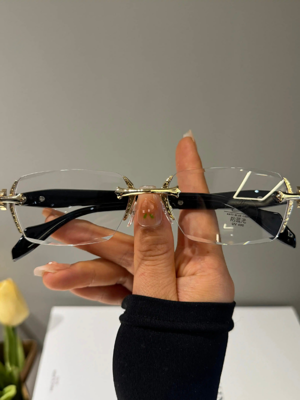 アンティークリムレスグラス bt2196