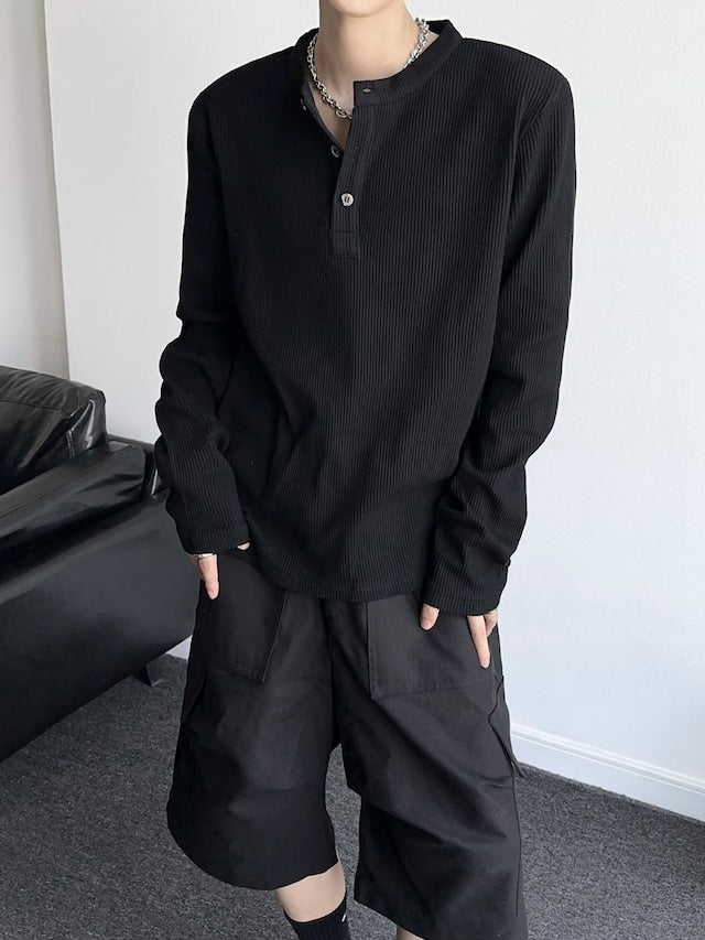 ノーカラーラウンドカットソー bt1637