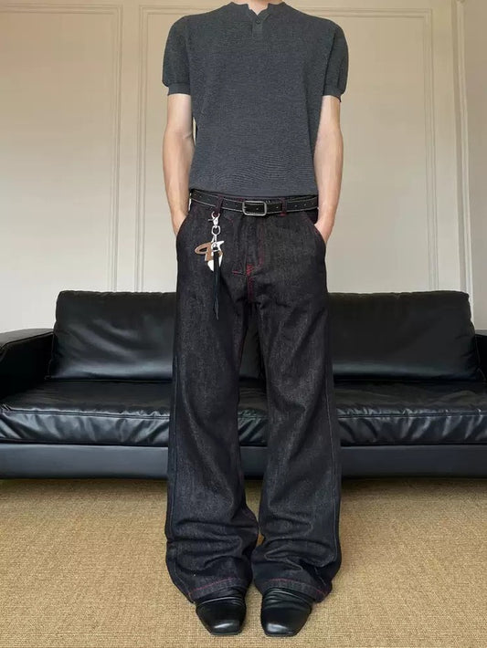 コリアンドレープデニムパンツ bt2138