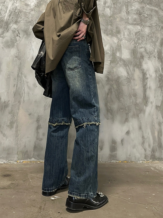 フリンジディティールデニムパンツ bt2045