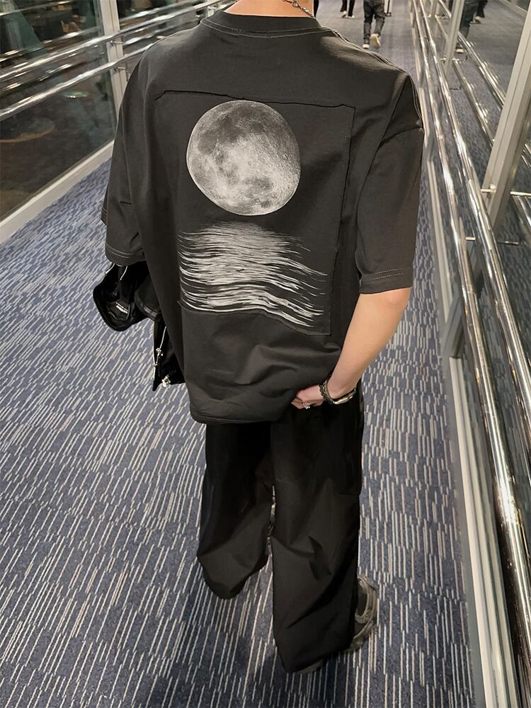 バックムーンデザインTシャツ bt2030