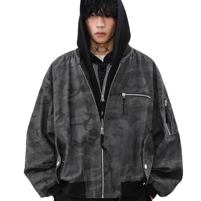 ミリタリージップストリートジャケット bt2031