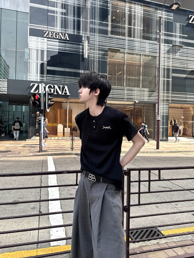 アイコンスタッズデザインTシャツ bt2145