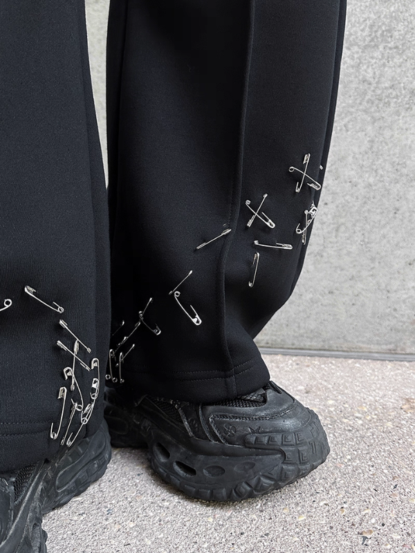 ピンデザインコリアンルーズパンツ bt2209