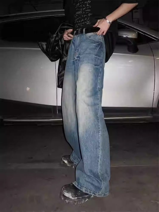 ヴィンテージドレープデニムパンツ bt2072