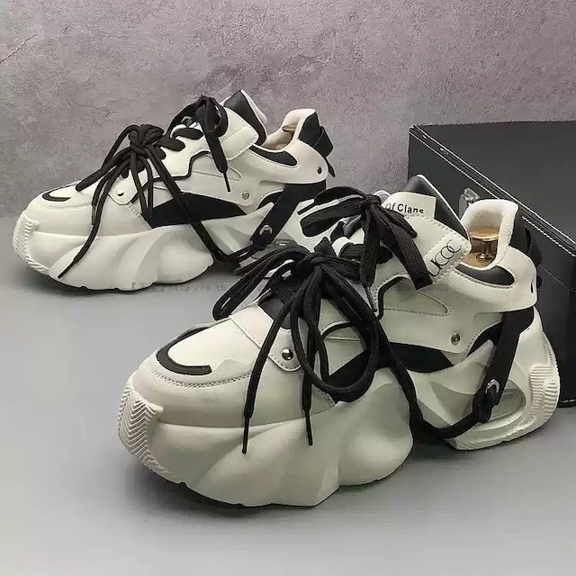 厚底ぷっくりストリートスニーカー bt2112