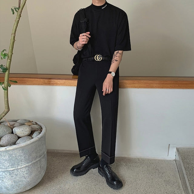 ハイネックロゴトップス bt0138