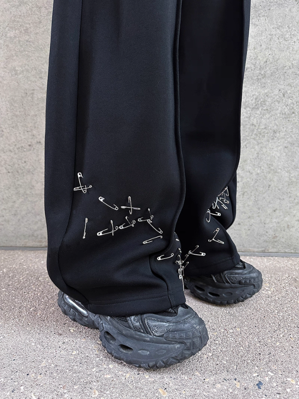 ピンデザインコリアンルーズパンツ bt2209