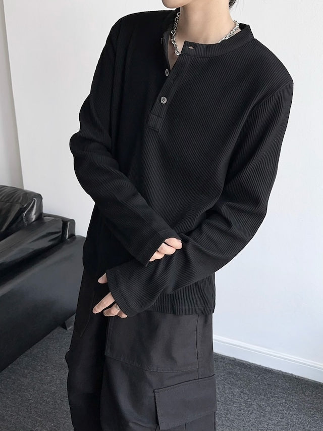 ノーカラーラウンドカットソー bt1637