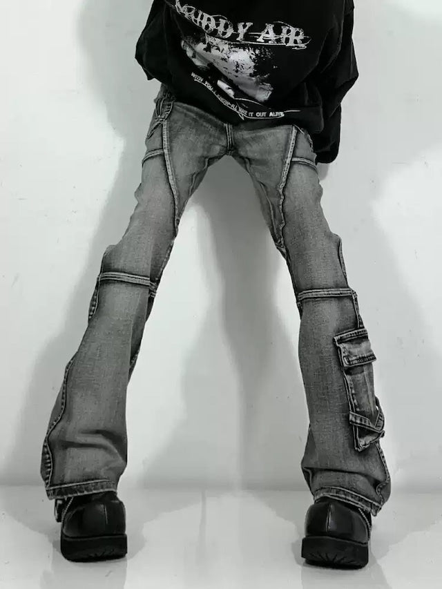 ストリートウォッシュドデニムパンツ bt1885