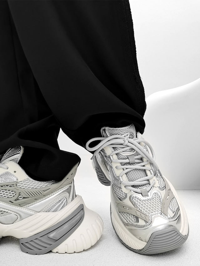 メタリック厚底コリアンスニーカー bt2023