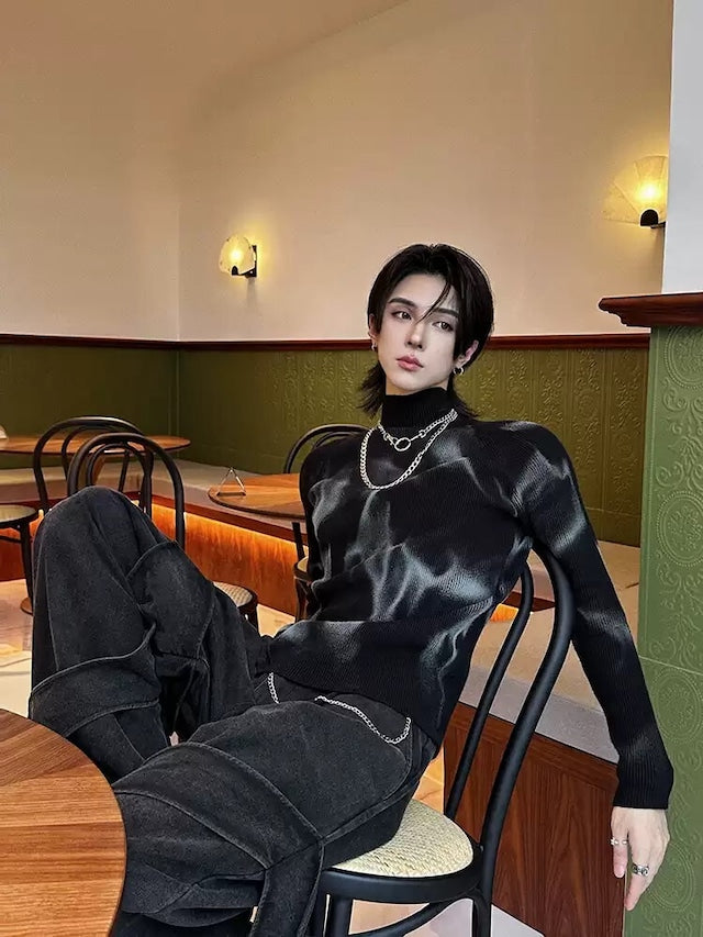 ニュアンスハイネックデザインニット bt1888