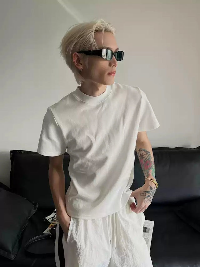 ハイネックコリアンシルエットTシャツ bt2119