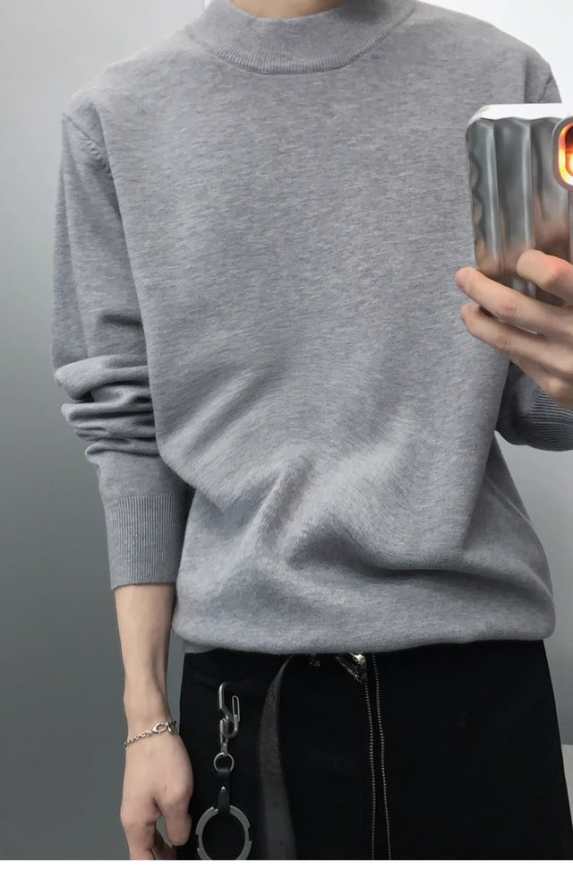 ハイネックドレープニットトップス bt1779