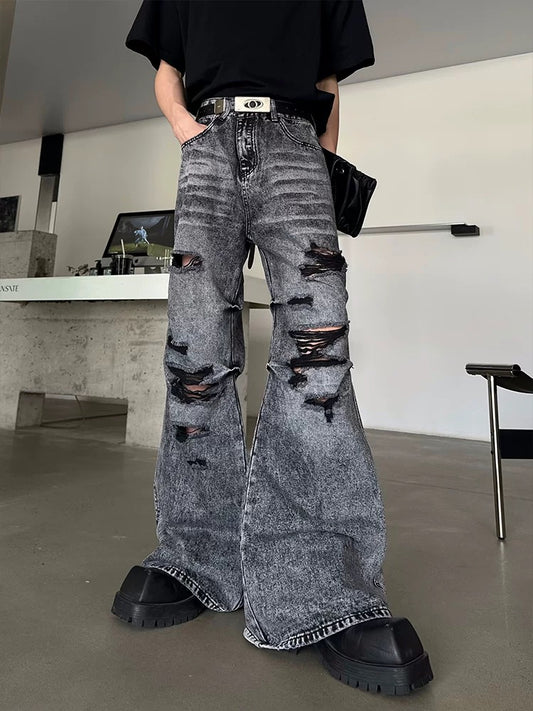 ダメージコリアンストリートパンツ bt2142
