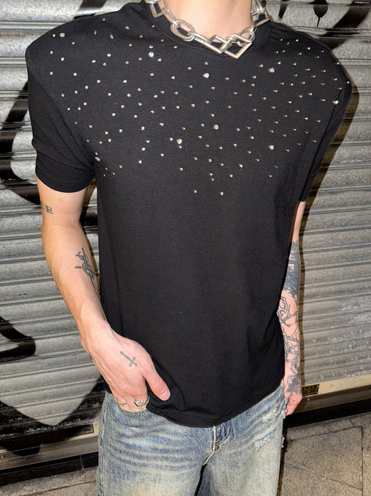 クリスタルドットコリアンTシャツ bt2158