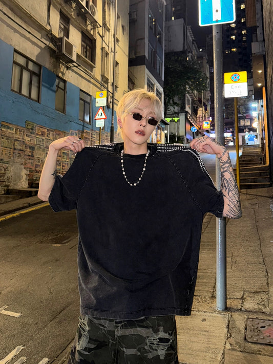 パールラインストリートTシャツ bt2159